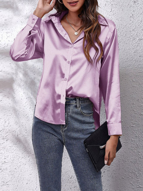 Elegant Silk Blouse with Long Sleeves – Absolute Comfort and Sophisticated Design
