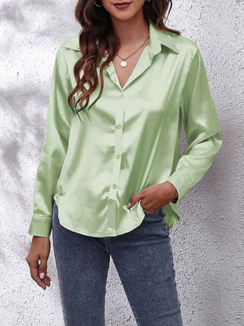 Elegant Silk Blouse with Long Sleeves – Absolute Comfort and Sophisticated Design