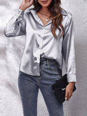 Elegant Silk Blouse with Long Sleeves – Absolute Comfort and Sophisticated Design