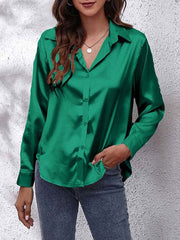 Elegant Silk Blouse with Long Sleeves – Absolute Comfort and Sophisticated Design