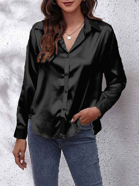Elegant Silk Blouse with Long Sleeves – Absolute Comfort and Sophisticated Design