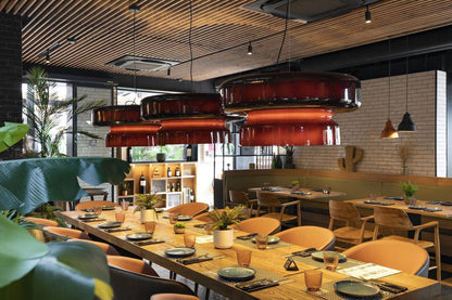 Superbe Suspension en Verre Soufflé Bohemia – Embrassez l'Élégance Organique avec Éclairage LED Intégré