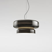 Superbe Suspension en Verre Soufflé Bohemia – Embrassez l'Élégance Organique avec Éclairage LED Intégré