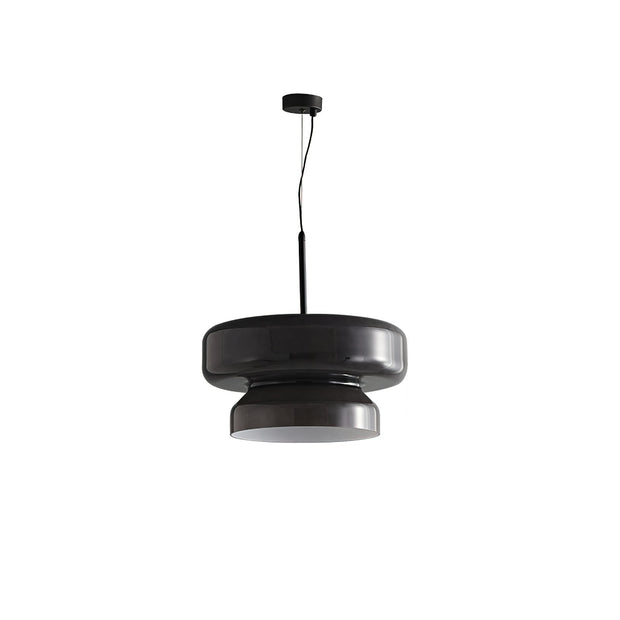 Superbe Suspension en Verre Soufflé Bohemia – Embrassez l'Élégance Organique avec Éclairage LED Intégré