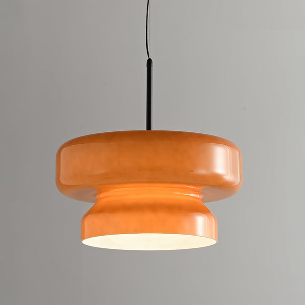 Superbe Suspension en Verre Soufflé Bohemia – Embrassez l'Élégance Organique avec Éclairage LED Intégré