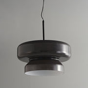 Superbe Suspension en Verre Soufflé Bohemia – Embrassez l'Élégance Organique avec Éclairage LED Intégré