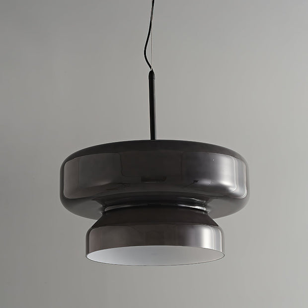 Superbe Suspension en Verre Soufflé Bohemia – Embrassez l'Élégance Organique avec Éclairage LED Intégré