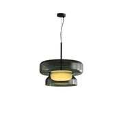Superbe Suspension en Verre Soufflé Bohemia – Embrassez l'Élégance Organique avec Éclairage LED Intégré