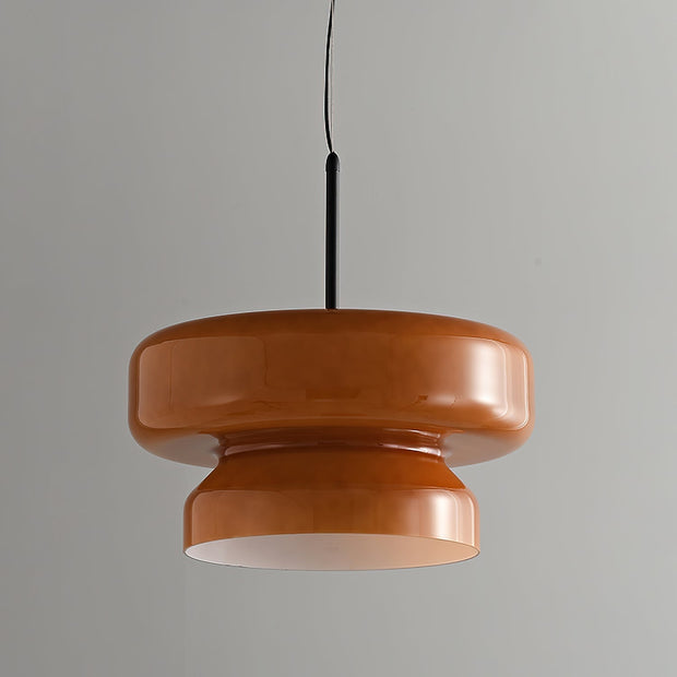 Superbe Suspension en Verre Soufflé Bohemia – Embrassez l'Élégance Organique avec Éclairage LED Intégré