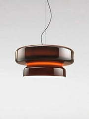 Superbe Suspension en Verre Soufflé Bohemia – Embrassez l'Élégance Organique avec Éclairage LED Intégré