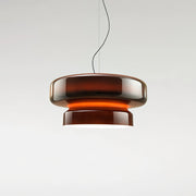 Superbe Suspension en Verre Soufflé Bohemia – Embrassez l'Élégance Organique avec Éclairage LED Intégré
