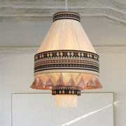 Bright Bohemian Chic Fringe Pendant – Hanging Lamp Inspired by Tribes with Elegant Style and Graceful Fringes