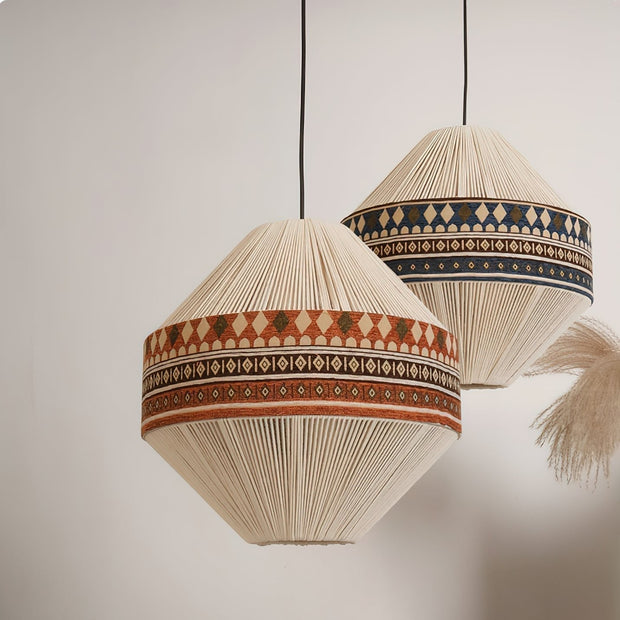 Bright Bohemian Chic Fringe Pendant – Hanging Lamp Inspired by Tribes with Elegant Style and Graceful Fringes