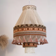 Bright Bohemian Chic Fringe Pendant – Hanging Lamp Inspired by Tribes with Elegant Style and Graceful Fringes