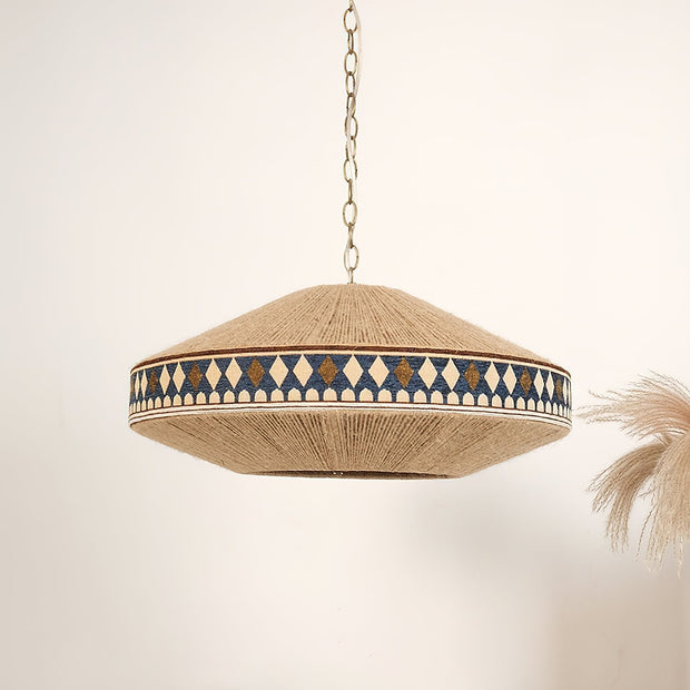 Bright Bohemian Chic Fringe Pendant – Hanging Lamp Inspired by Tribes with Elegant Style and Graceful Fringes