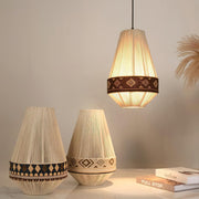 Bright Bohemian Chic Fringe Pendant – Hanging Lamp Inspired by Tribes with Elegant Style and Graceful Fringes