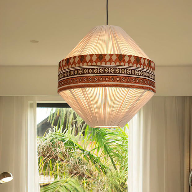 Bright Bohemian Chic Fringe Pendant – Hanging Lamp Inspired by Tribes with Elegant Style and Graceful Fringes