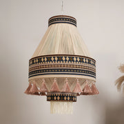 Bright Bohemian Chic Fringe Pendant – Hanging Lamp Inspired by Tribes with Elegant Style and Graceful Fringes