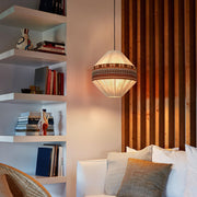 Bright Bohemian Chic Fringe Pendant – Hanging Lamp Inspired by Tribes with Elegant Style and Graceful Fringes