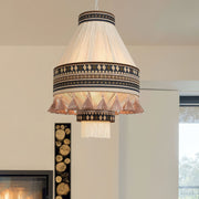 Bright Bohemian Chic Fringe Pendant – Hanging Lamp Inspired by Tribes with Elegant Style and Graceful Fringes
