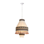 Bright Bohemian Chic Fringe Pendant – Hanging Lamp Inspired by Tribes with Elegant Style and Graceful Fringes
