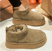 Women's Winter Boots with Fur Lining and Non-Slip Sole - Comfort and Elegance for Winter