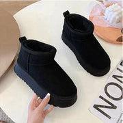 Women's Winter Boots with Fur Lining and Non-Slip Sole - Comfort and Elegance for Winter