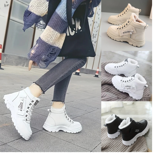 Women's Waterproof Winter Boots with Fleece Lining and Non-Slip Soles – Ideal for Outdoor Adventures