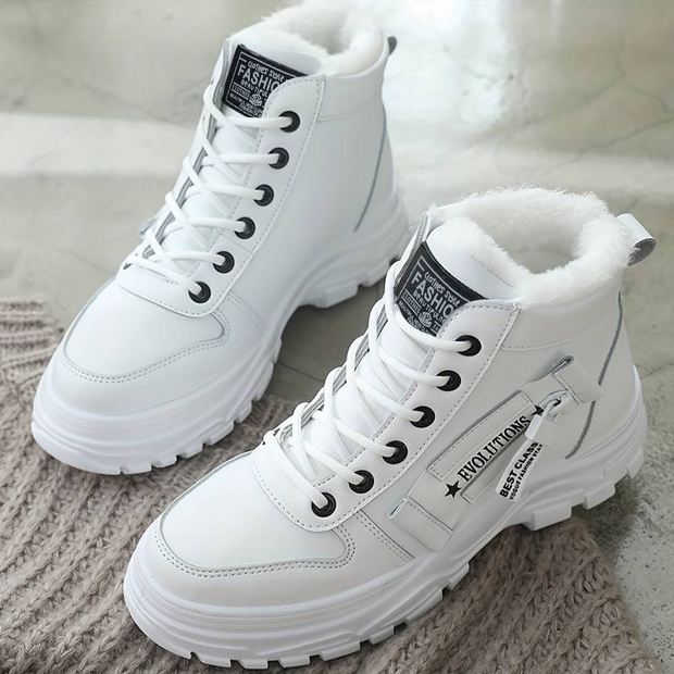 Women's Waterproof Winter Boots with Fleece Lining and Non-Slip Soles – Ideal for Outdoor Adventures