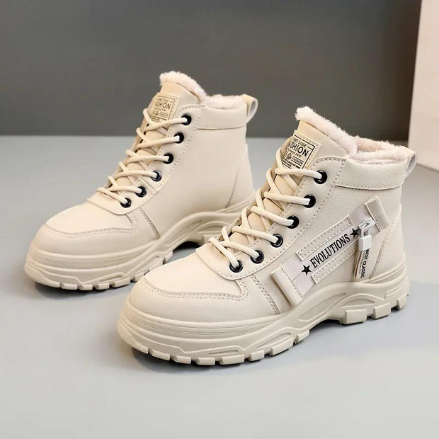 Women's Waterproof Winter Boots with Fleece Lining and Non-Slip Soles – Ideal for Outdoor Adventures