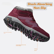 Women's Black Orthopedic Ankle Boots with Arch Support - Optimal Comfort for Daily Use