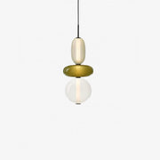Lustre LED en verre à bonbon vibrant - Une touche moderne et élégante