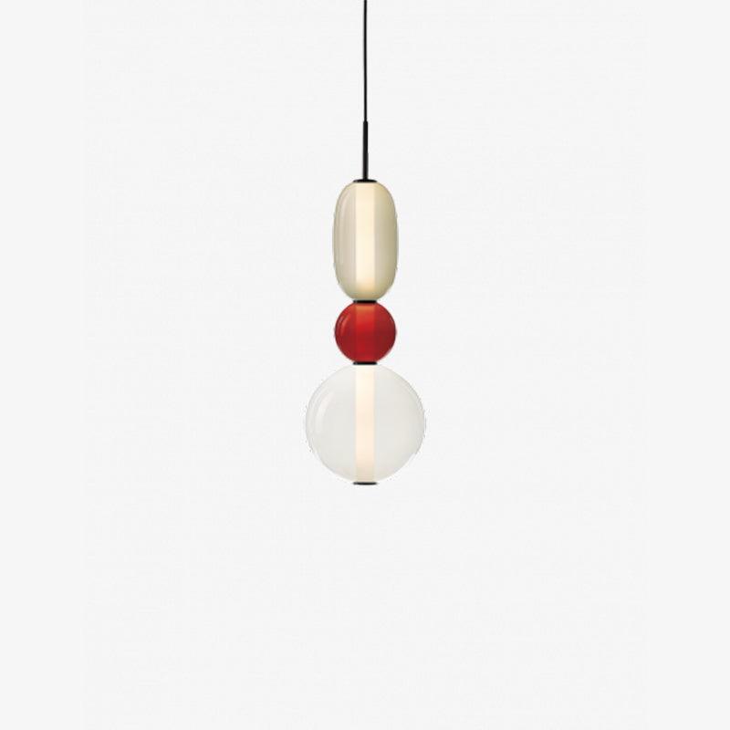 Vibrant Candy Glass LED Chandelier - A Modern and Elegant Touch