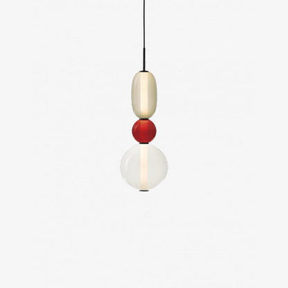 Vibrant Candy Glass LED Chandelier - A Modern and Elegant Touch