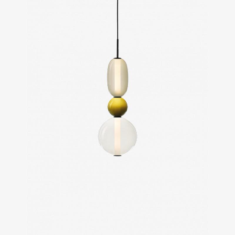 Vibrant Candy Glass LED Chandelier - A Modern and Elegant Touch
