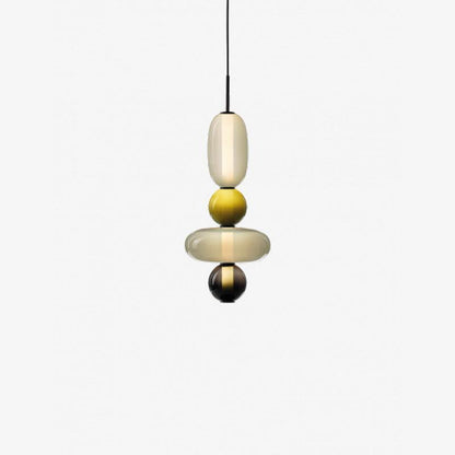 Vibrant Candy Glass LED Chandelier - A Modern and Elegant Touch