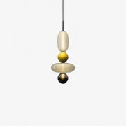 Lustre LED en verre à bonbon vibrant - Une touche moderne et élégante