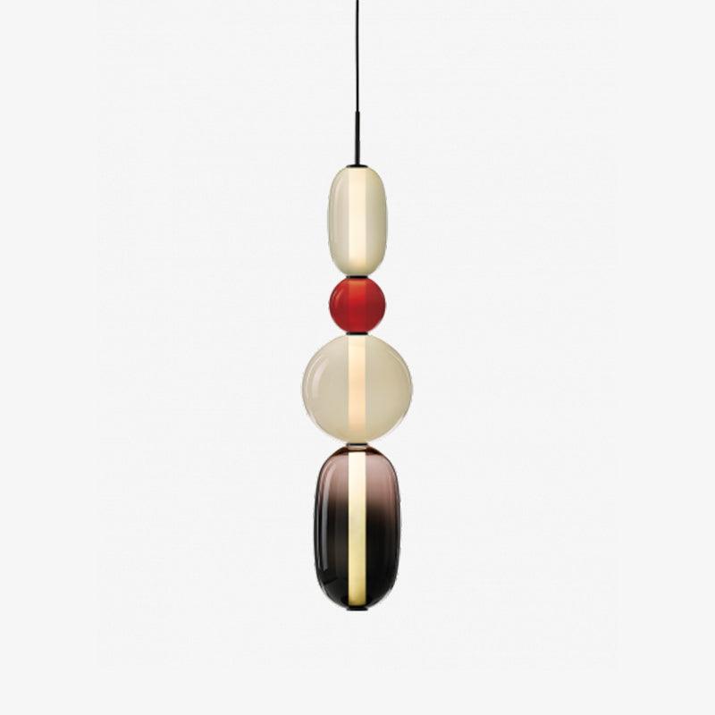 Vibrant Candy Glass LED Chandelier - A Modern and Elegant Touch