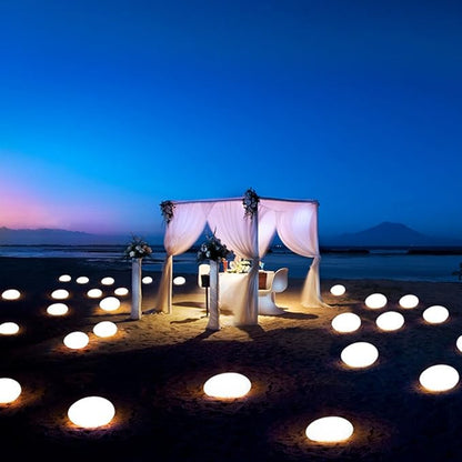 Lumière de jardin LED en pavé vif – Lampe extérieure étanche avec télécommande et 16 couleurs éblouissantes !