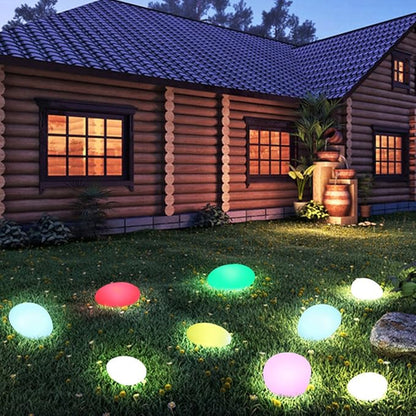 Lumière de jardin LED en pavé vif – Lampe extérieure étanche avec télécommande et 16 couleurs éblouissantes !