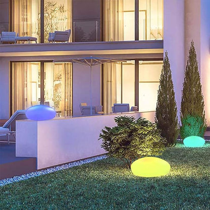 Lumière de jardin LED en pavé vif – Lampe extérieure étanche avec télécommande et 16 couleurs éblouissantes !
