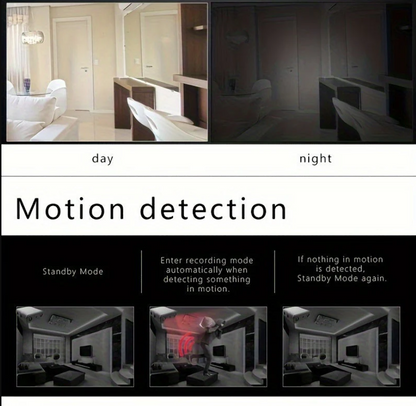 Ultra HD WiFi Security Camera – Discreet surveillance with clear sound and crystal-clear vision