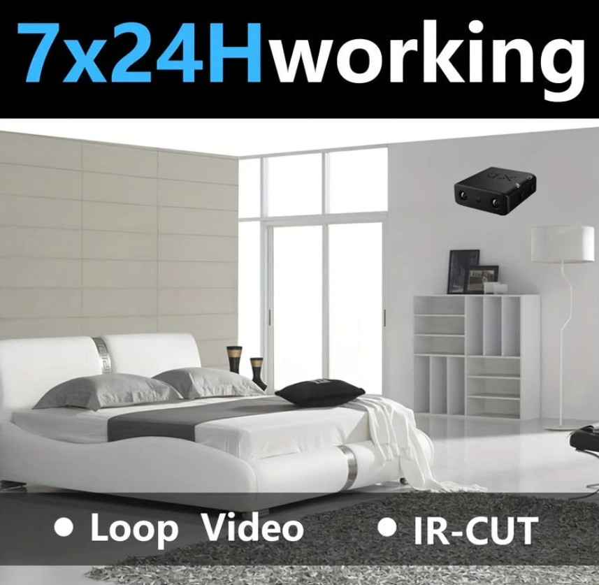 Ultra HD WiFi Security Camera – Discreet surveillance with clear sound and crystal-clear vision