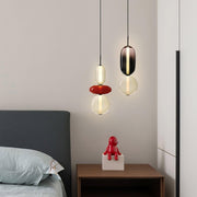 Lustre LED en verre à bonbon vibrant - Une touche moderne et élégante