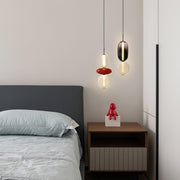Lustre LED en verre à bonbon vibrant - Une touche moderne et élégante