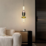 Lustre LED en verre à bonbon vibrant - Une touche moderne et élégante
