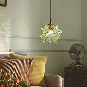 Dazzling Capiz Shell Chandelier – Chic Illumination in Metal and Glass for your Living and Dining Spaces