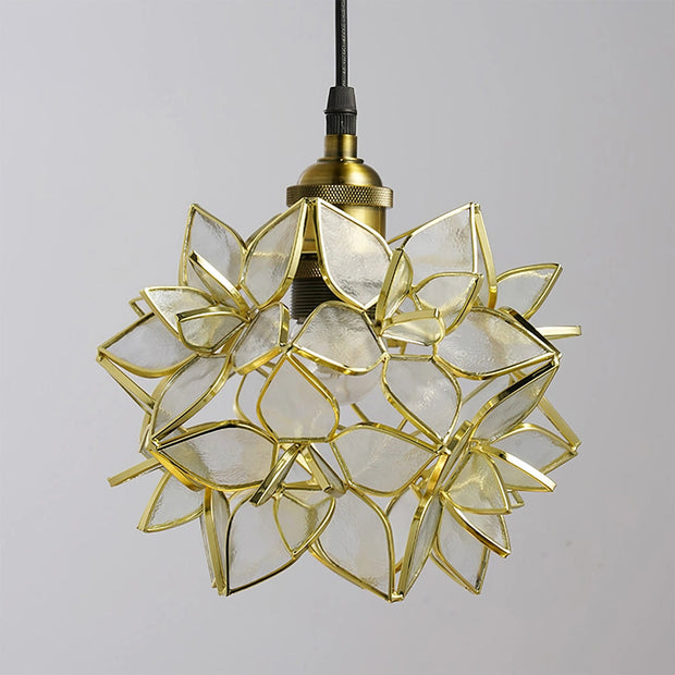 Dazzling Capiz Shell Chandelier – Chic Illumination in Metal and Glass for your Living and Dining Spaces