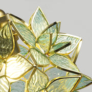 Dazzling Capiz Shell Chandelier – Chic Illumination in Metal and Glass for your Living and Dining Spaces