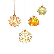 Dazzling Capiz Shell Chandelier – Chic Illumination in Metal and Glass for your Living and Dining Spaces